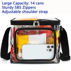 Flowfly Insulated Reusable Lunch Bag Adult Large Box For Large  Clear