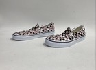 Vans Customs Slip-on Cherry Blossom Checkerboard Shoes W 7 5 M 6 Ds