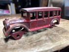 1920 s  Arcade Cast Iron Bus Toy 5  12 Window No Tires