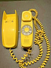 Vintage 1977 Yellow Trimline Rotary Phone Western Electric
