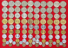 Huge Mixed Lot Of 100 Assorted Coins From Israel Lira Shekel Agora Free Shipping