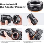 K f Concept Lens Mount Adapter M42 Lens To Sony Nex E-mount Mirrorless Camera Us