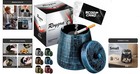 Elegant Blue Smokeless Ashtray With Lid For Outdoor   Indoor Use  3 Holders