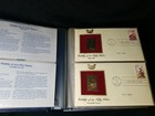 Set Of 50 Golden Replicas Of U s  Wildlife First Day Stamps Binder 1995 - 6 1987