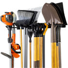 Wall Mounted Garage Organizer Garden Tool Storage Rack Heavy Duty Hanger Holder