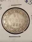 1896 Newfoundland 20 Cents Small 96 Silver Coin