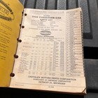 1950 Original Mopar Passenger Car Parts List Chrysler Plymouth C50 C49 C48 P19  