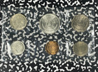 1959 Iraq 6x Coin Uncirculated Mint Set Lot b3445 Silver  In Plastic