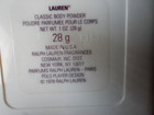 Vintage Lauren Lot Classic Body Powder 1 Oz    3 5 Ml Edt Miniature New Cosmair
