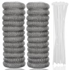 24pcs Lint Traps Lint Catcher For Washing Machine Stainless Steel Usa