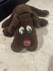 Vintage 1985 Tonka Pound Puppies Large 18  Chocolate Brown Dog Plush