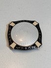 Vintage Guilloche Art Deco Enamel Compact 1920