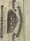 1861  20 Dollar Bill Note Csa Confederate States America Ship 415-awmf Taped