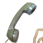 Vtg Western Electric Bell System Rotary Dial Wall Phone Avocado Green Prop