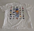Nba Basketball Association Graphic T-shirt Nba Team Logos Double-sided Adult Xl 