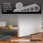 Door Stoppers For Bottom Of Premium Floor Rubber Stop 2 Pack  Gray
