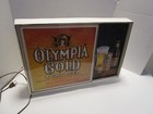 Vintage Olympia Gold Beer Sign Light Rare Advertising 1970 s 21 X 14