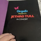 Jethro Tull 1975 War Child Concert Tour Program Book Ian Anderson Chrysalis