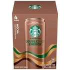 Starbucks Doubleshot Energy Coffee Beverage  Mocha  4 Count  11 Fl Oz Cans 