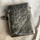 Antique Sterling Silver Vesta Case Birmingham 1905 Engraved Match Safe
