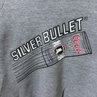 Vintage Jerzees Silver Bullet Coors Light Gray Crewneck Sweatshirt Made In Usa L