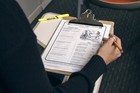 Saunders Manufacturing Hardboard Clipboard With High Capacity Clip