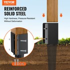 6-pack Fence Post Anchor Ground Spike 24 X 4 X 4 In Metal Fence Stakes