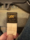 Vintage Lee Denim Jacket Mens Size Small Blue Trucker Made In Usa