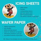 Disney Lightning Mcqueen Edible Cake Topper Labels stickers For Car-shaped Cake 