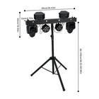 5 In1 Led Moving Head Par Effect Light Dmx Dj Party Lights With Tripod Stand