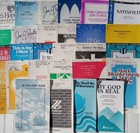 Lot Of 20 Pieces Southern Gospel Sheet Music Church Choir Songs Satb Assorted