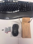 Logitech K350 Ergonomic Keyboard   New M510 Mouse Usb Receiver Batteries Tested