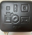 Chanel Vip Gift Beauty Box  Black Leather Makeup Case New Novelty