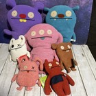 Vtg Lot 7 Ugly Dolls Stuffed Plush Toys - 5 With Tags - Peaco Trunko Ox Chucknuc