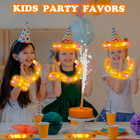 Glow Necklaces   Bracelets Party Favors - 12-24pcs Orange Glow Sticks