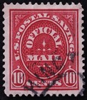 U s  Used Stamp Scott  o126 10c Postal Official  Superb Jumbo  A Gem 
