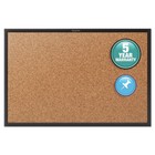 Quartet 2301b 24 In  X 18 In  Classic Series Cork Bulletin Board - Tan  Bk New