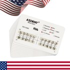 Azdent Dental Orthodontic Brackets Braces Metal Mini Roth 022 Hooks 345
