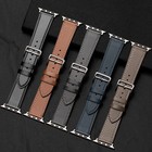 Genuine Leather Band Strap For Iwatch Apple Watch Series Ultra 2 3 4 5 6 Se 7  