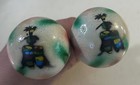 Two Vintage Small Mexican Maraca Rumba Music Shakers 5   