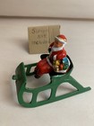 Rare Barclay Seated Santa For Sleigh Manoil Toy Soldier Jags Toy Conversions
