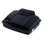 Vivid Black Razor Pack Trunk Chopped Backrest For Harley Tour Pak Touring 97-13