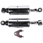 Rear Suspension Shocks Set Adjustable For Harley Softail Models 1989-1999 Silver