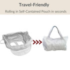 Shopping Cart Cover For Baby 2-in-1 Grocery Cart Seat Cover Baby Highchair -grey