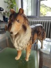 Vintage Enesco Collie Dog Figurine Japan 8 1 2    X 6   