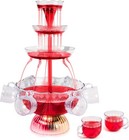 3-tier Lighted Party Fountain  Holds 1 5 Gallons  Led Lighted Base  Includes    
