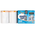 Member s Mark Power Flex 13-gallon Tall Kitchen Trash Bags 200 Ct  Free Shipping
