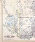 New South Wales Map Victoria Queensland By Johnston Royal Atlas Original 1869