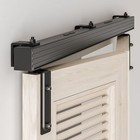 3 3 3 4ft Box Track Bifold Door Hardware Sliding Barn Door Track Wall Mount Kit