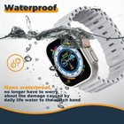 Ocean Loop Silicone Watch Band For Apple Iwatch 10 9 8 7 6 Se 5 4 3 2 1 Ultra 2